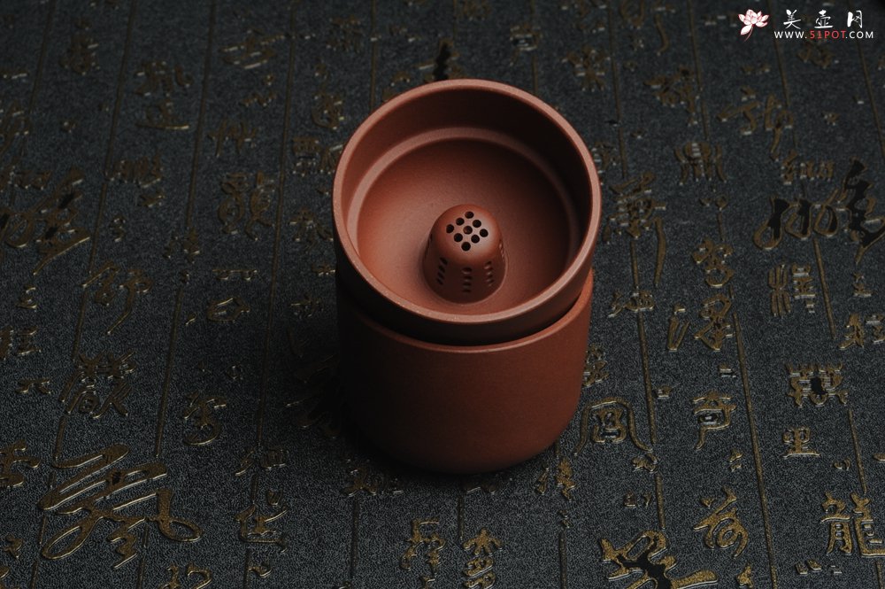 紫砂壶图片：美杯特惠 便携式办公旅行杯 泥料和做工超好 高8.5cm直径6.5cm - 紫砂壶信息网