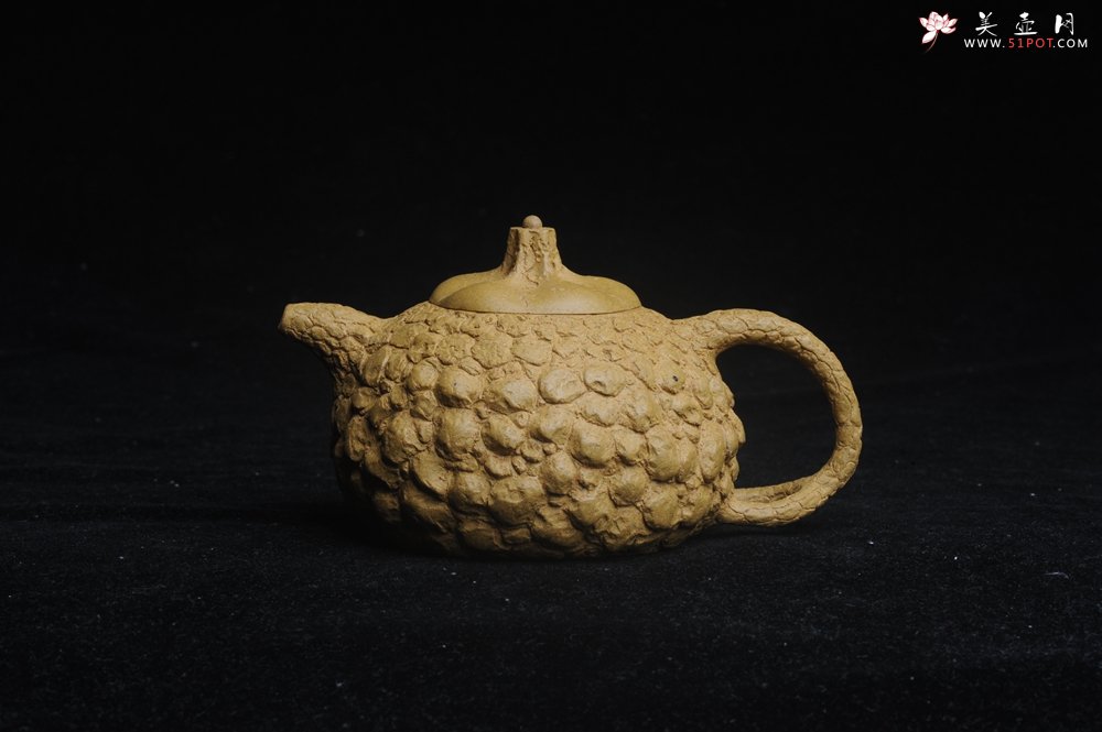 紫砂壶图片：美壶特惠 全手工黄段供春壶 肌理有老树瘿的感觉 灰常赞 - 紫砂壶信息网