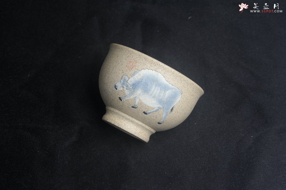 紫砂壶图片：美杯特惠 高温本山段泥 精致吉祥牛主人杯 高性价比 - 紫砂壶信息网