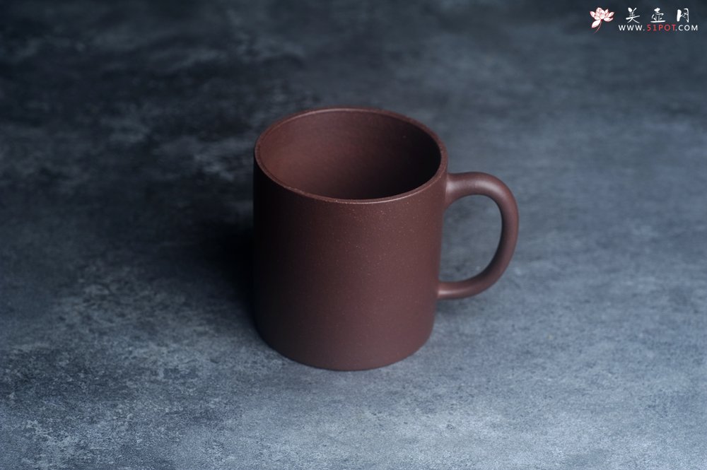 紫砂壶图片：优质紫泥 厚实朴玉杯 特惠紫砂盖杯 - 紫砂壶信息网