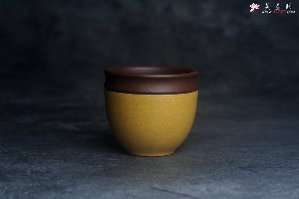 紫砂壶图片：美美杯特惠 精致花鸟紫砂杯 紫泥粉黄金段泥主人杯 茶杯 特文气 - 紫砂壶信息网