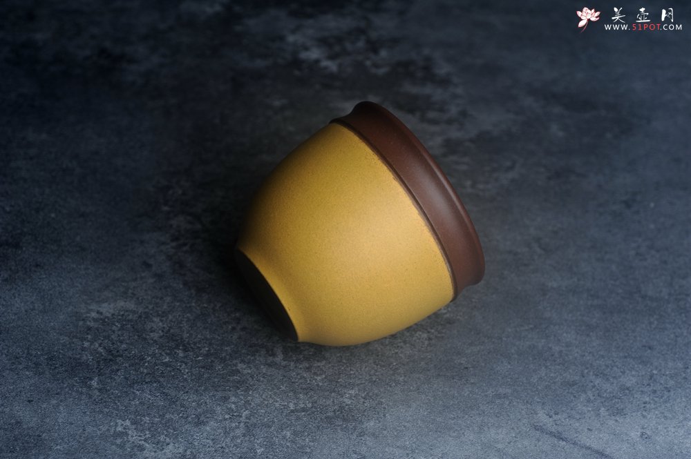 紫砂壶图片：美美杯特惠 精致花鸟紫砂杯 紫泥粉黄金段泥主人杯 茶杯 特文气 - 紫砂壶信息网