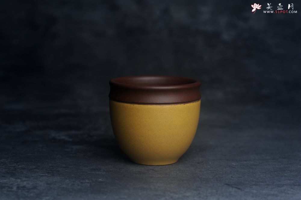 紫砂壶图片：美美杯特惠 精致花鸟紫砂杯 紫泥粉黄金段泥主人杯 茶杯 特文气 - 紫砂壶信息网