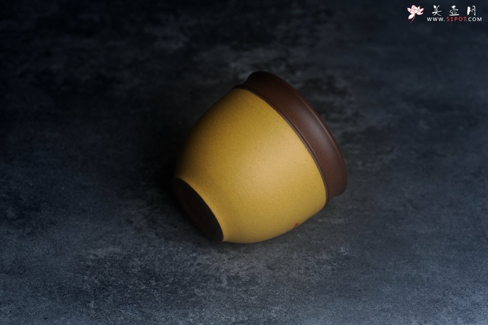 紫砂壶图片：美美杯特惠 精致花鸟紫砂杯 紫泥粉黄金段泥主人杯 茶杯 特文气 - 紫砂壶信息网