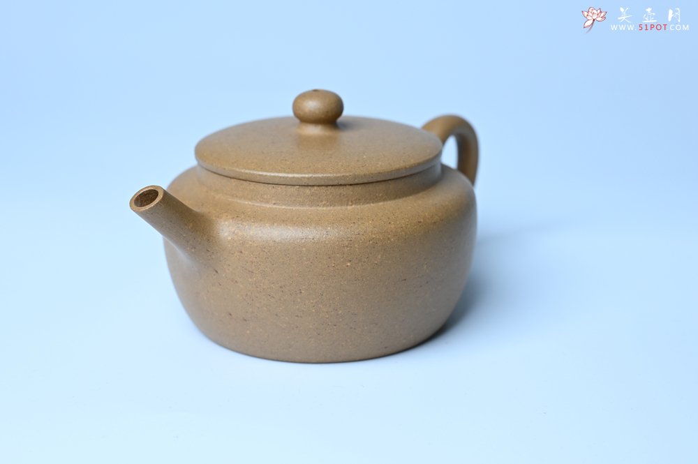 紫砂壶图片：美壶特惠全手工紫砂壶特好段泥桑扁壶 茶壶 茶具 单壶 - 紫砂壶信息网