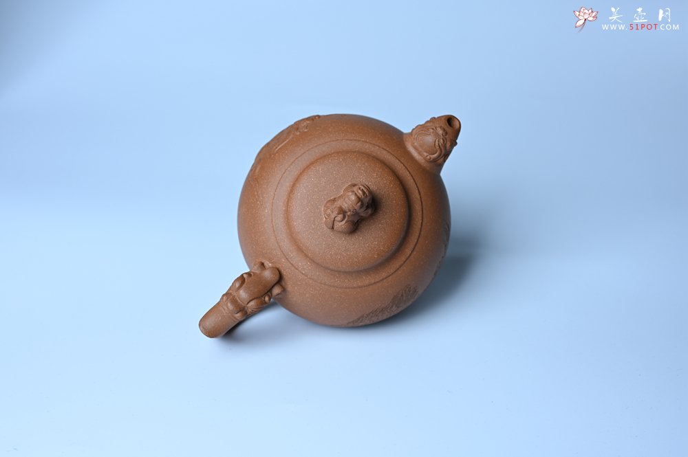 紫砂壶图片：美壶特惠 精致降坡泥祥瑞壶 茶人醉爱 - 紫砂壶信息网