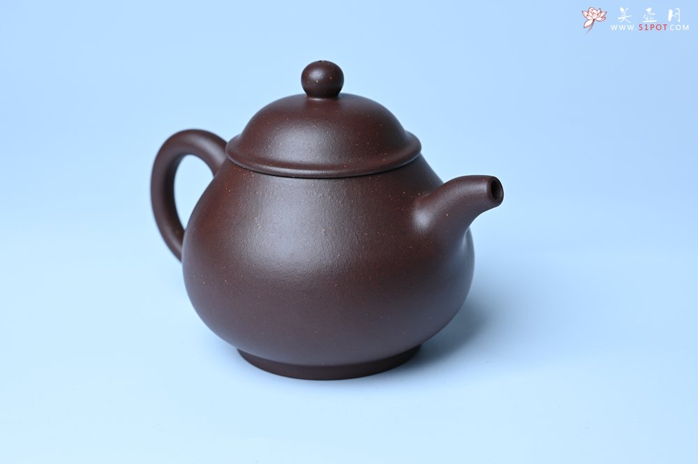 紫砂壶图片：美壶特惠 潜力股王老师 全手工刹凹成型单片拍打老紫泥潘壶 - 紫砂壶信息网