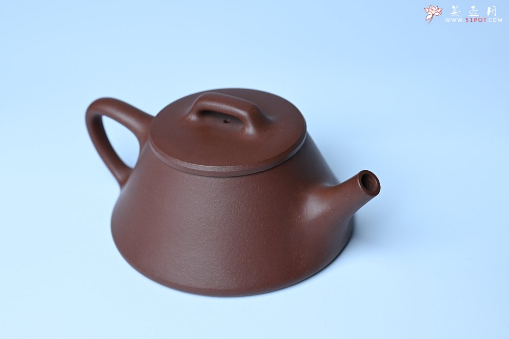 紫砂壶图片：口盖略宽 美壶特惠 好紫泥曲石瓢 喜欢小品的来 性价比高 - 紫砂壶信息网