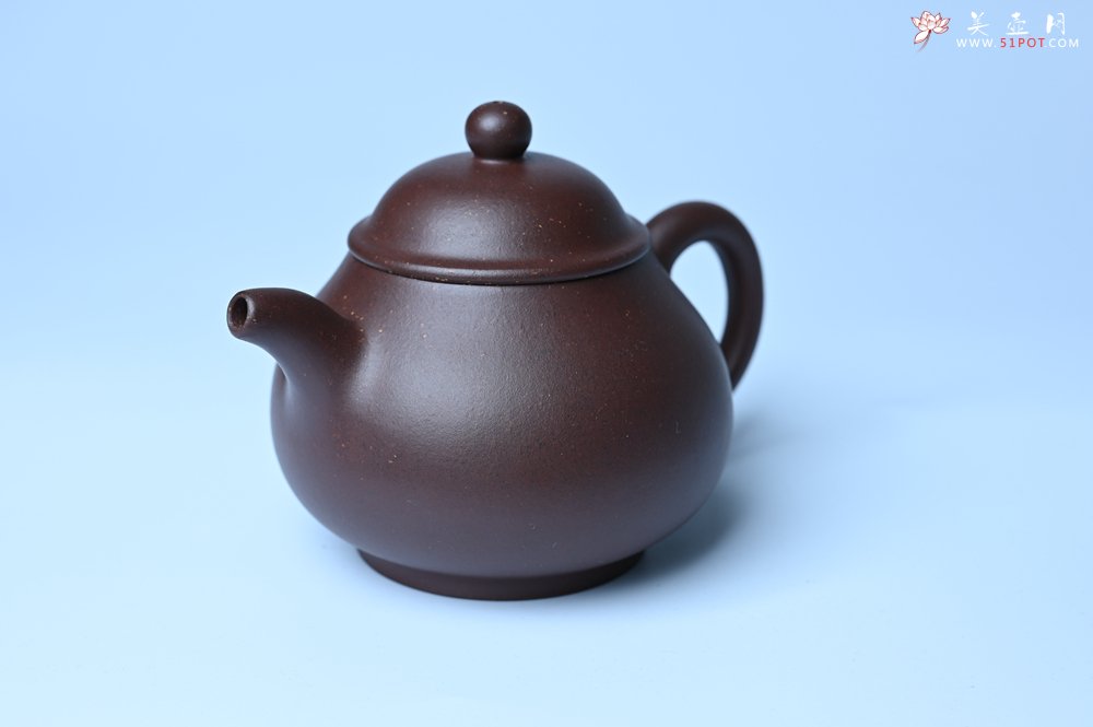 紫砂壶图片：美壶特惠 潜力股王老师 全手工刹凹成型单片拍打老紫泥潘壶 - 紫砂壶信息网