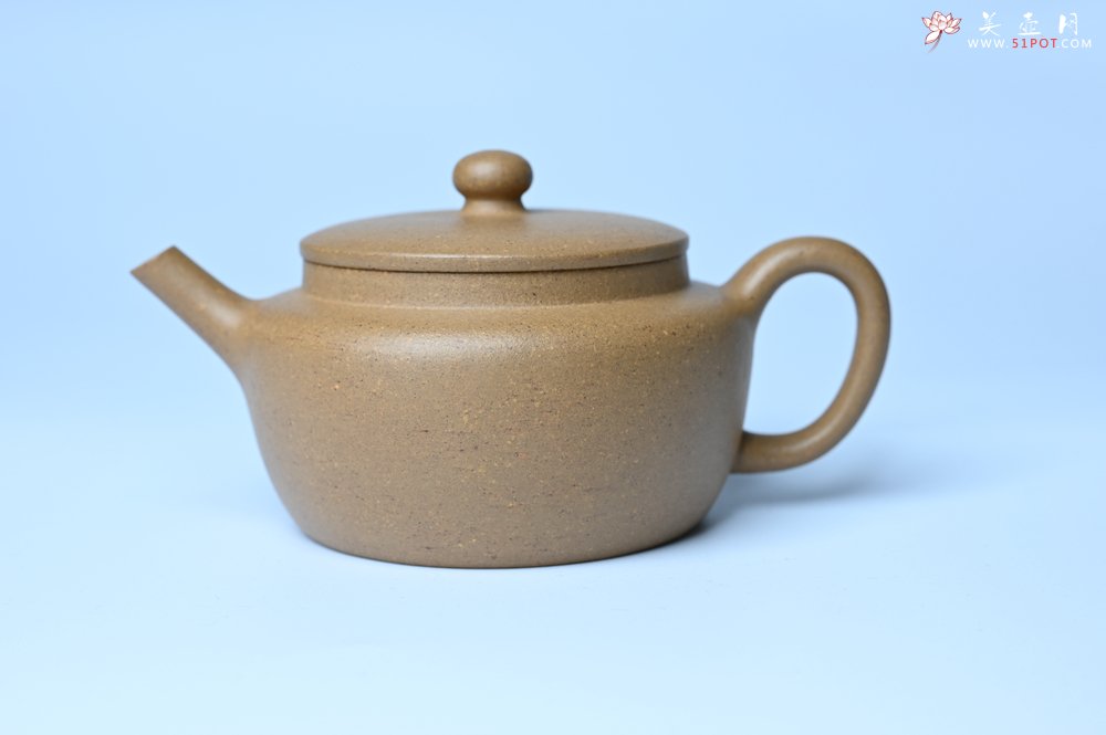 紫砂壶图片：美壶特惠全手工紫砂壶特好段泥桑扁壶 茶壶 茶具 单壶 - 紫砂壶信息网