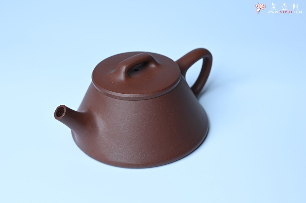 紫砂壶图片：口盖略宽 美壶特惠 好紫泥曲石瓢 喜欢小品的来 性价比高 - 紫砂壶信息网