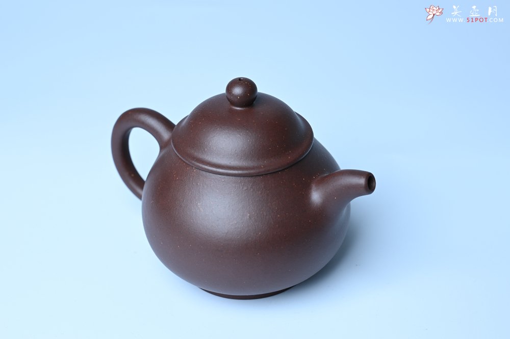 紫砂壶图片：美壶特惠 潜力股王老师 全手工刹凹成型单片拍打老紫泥潘壶 - 紫砂壶信息网