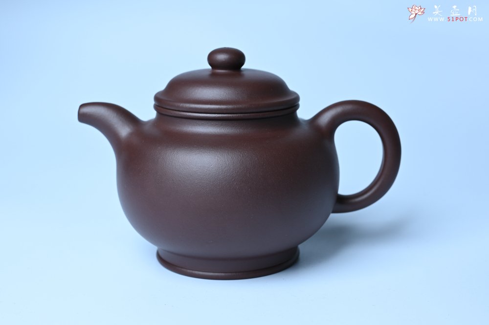 紫砂壶图片：潜力股王老师 美壶特惠 老紫泥全手工大亨掇只壶 - 紫砂壶信息网