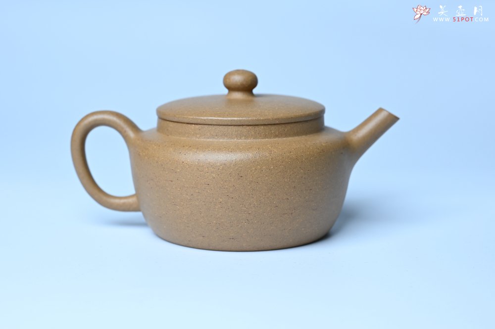 紫砂壶图片：美壶特惠全手工紫砂壶特好段泥桑扁壶 茶壶 茶具 单壶 - 紫砂壶信息网