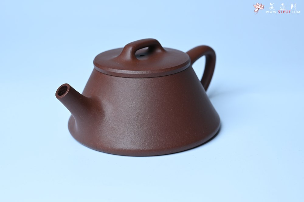 紫砂壶图片：口盖略宽 美壶特惠 好紫泥曲石瓢 喜欢小品的来 性价比高 - 紫砂壶信息网
