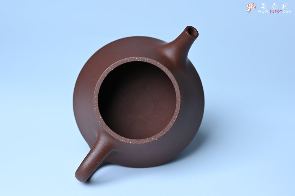 紫砂壶图片：口盖略宽 美壶特惠 好紫泥曲石瓢 喜欢小品的来 性价比高 - 紫砂壶信息网