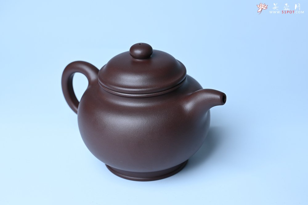 紫砂壶图片：潜力股王老师 美壶特惠 老紫泥全手工大亨掇只壶 - 紫砂壶信息网