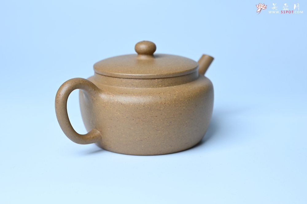 紫砂壶图片：美壶特惠全手工紫砂壶特好段泥桑扁壶 茶壶 茶具 单壶 - 紫砂壶信息网