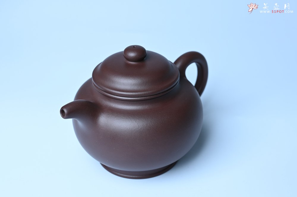 紫砂壶图片：潜力股王老师 美壶特惠 老紫泥全手工大亨掇只壶 - 紫砂壶信息网