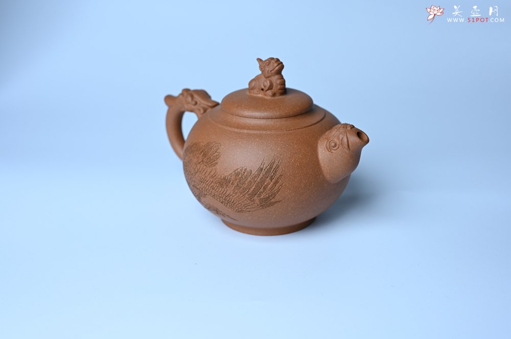 紫砂壶图片：美壶特惠 精致降坡泥祥瑞壶 茶人醉爱 - 紫砂壶信息网