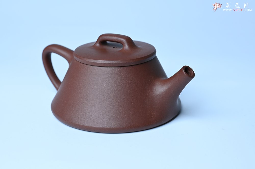 紫砂壶图片：口盖略宽 美壶特惠 好紫泥曲石瓢 喜欢小品的来 性价比高 - 紫砂壶信息网
