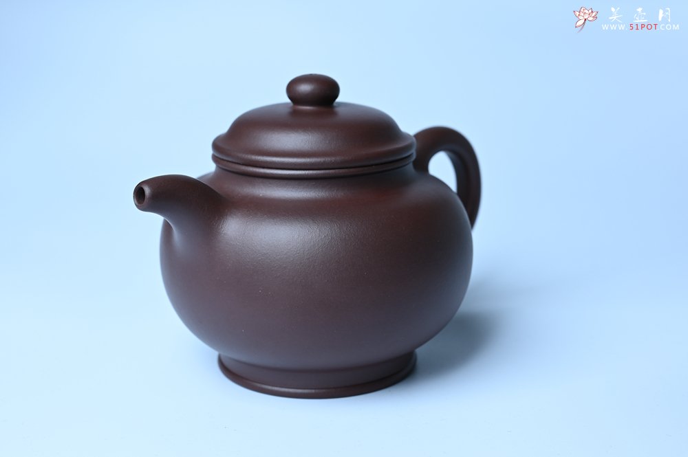 紫砂壶图片：潜力股王老师 美壶特惠 老紫泥全手工大亨掇只壶 - 紫砂壶信息网