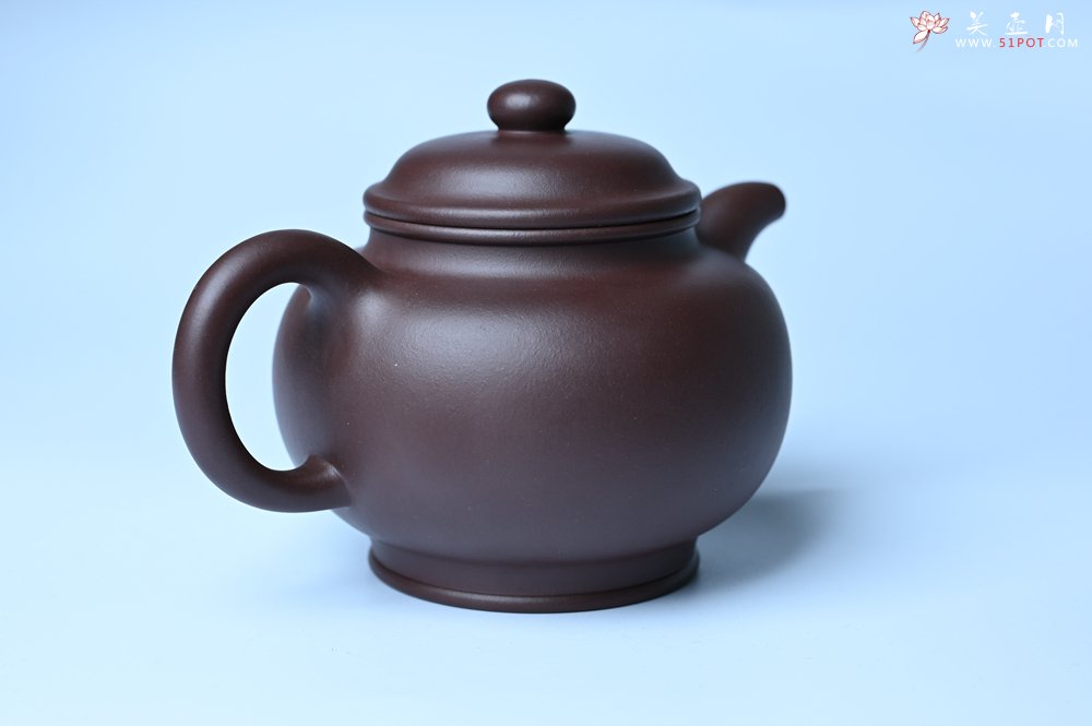 紫砂壶图片：潜力股王老师 美壶特惠 老紫泥全手工大亨掇只壶 - 紫砂壶信息网