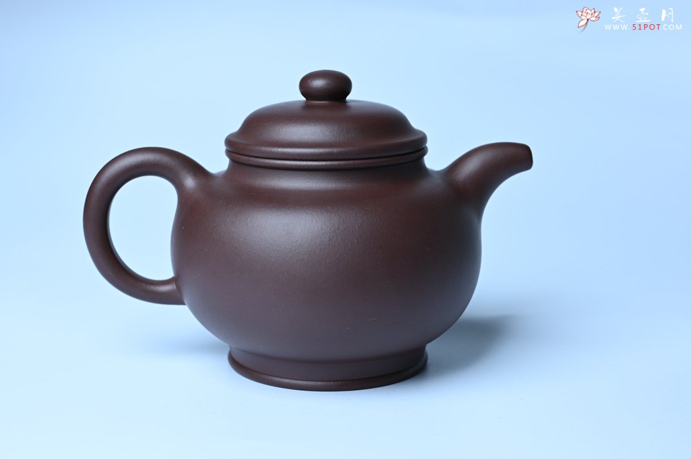 紫砂壶图片：潜力股王老师 美壶特惠 老紫泥全手工大亨掇只壶 - 紫砂壶信息网