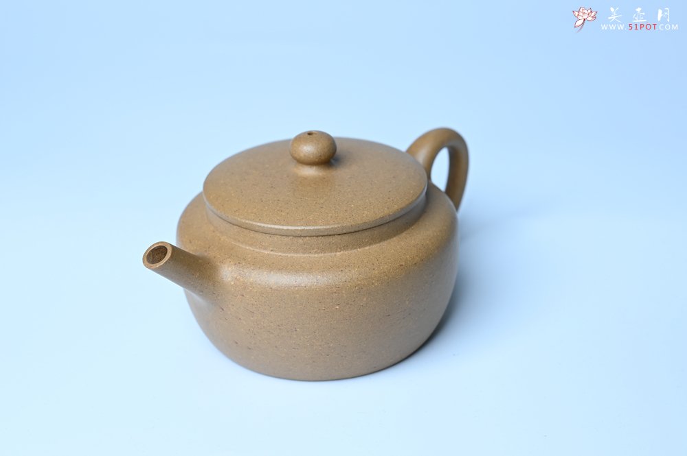 紫砂壶图片：美壶特惠全手工紫砂壶特好段泥桑扁壶 茶壶 茶具 单壶 - 紫砂壶信息网