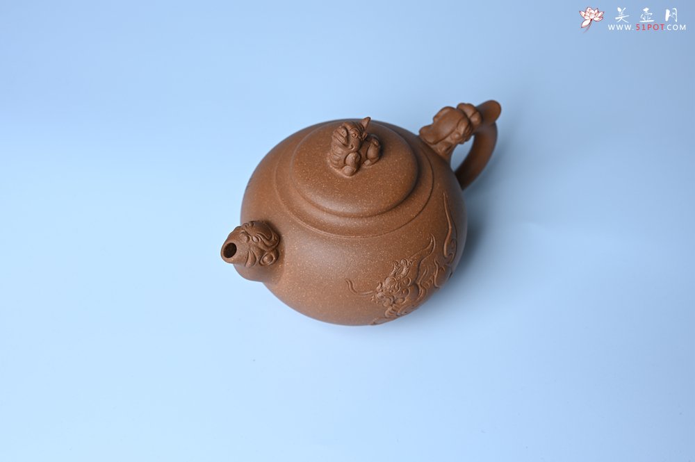 紫砂壶图片：美壶特惠 精致降坡泥祥瑞壶 茶人醉爱 - 紫砂壶信息网