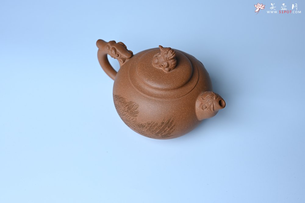 紫砂壶图片：美壶特惠 精致降坡泥祥瑞壶 茶人醉爱 - 紫砂壶信息网