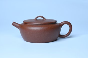 美壶特惠 优质红降坡泥大口玉扁壶 茶人醉爱 - 紫砂壶信息网