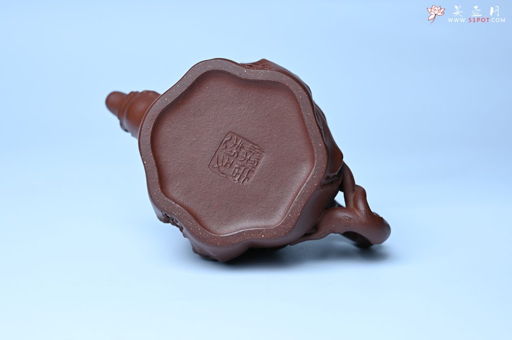 紫砂壶图片：美壶特惠 精品底槽青全手工留痕壶 细节生动 - 紫砂壶信息网