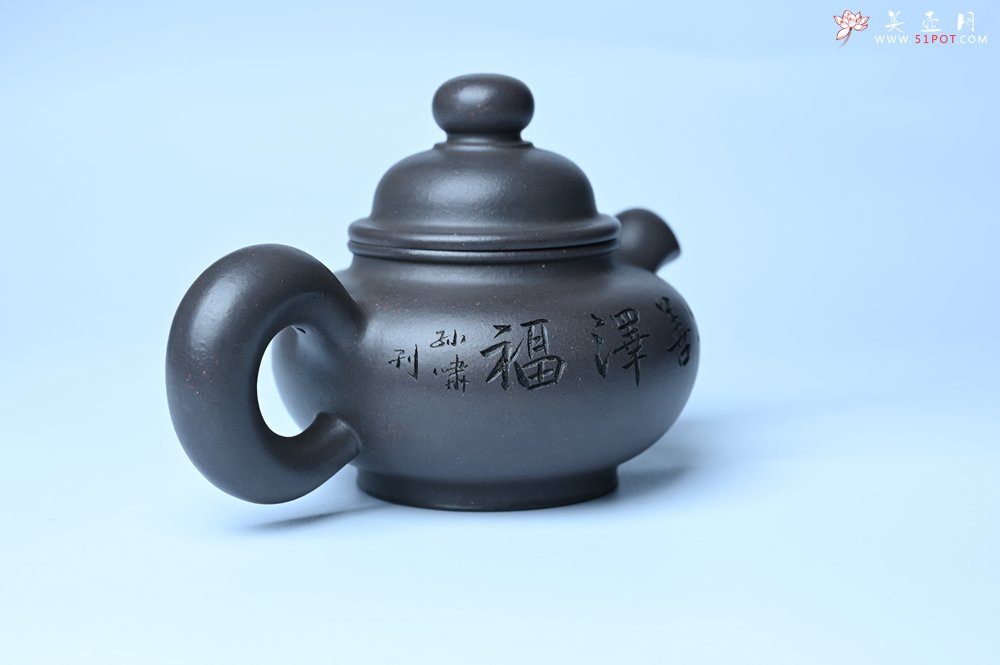 紫砂壶图片：美壶特惠 手工手制紫砂壶特好青灰泥松鼠壶 茶壶 茶具 单壶 - 紫砂壶信息网