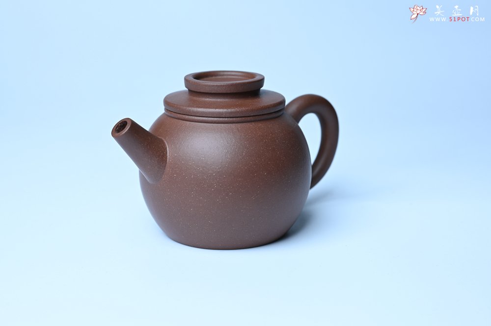 紫砂壶图片：美壶特惠 精致黑星红拼紫泥（家藏限量）巨轮小壶 茶人醉爱 - 紫砂壶信息网