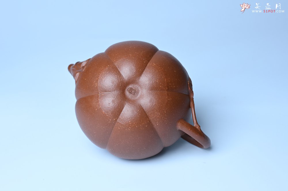 紫砂壶图片：美壶特惠 特好降坡泥南瓜壶 肌理丰富生动 茶人醉爱 - 紫砂壶信息网