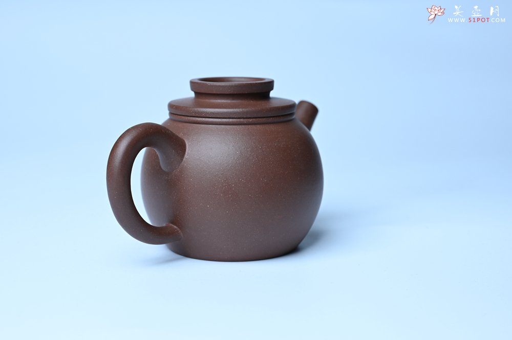 紫砂壶图片：美壶特惠 精致黑星红拼紫泥（家藏限量）巨轮小壶 茶人醉爱 - 紫砂壶信息网