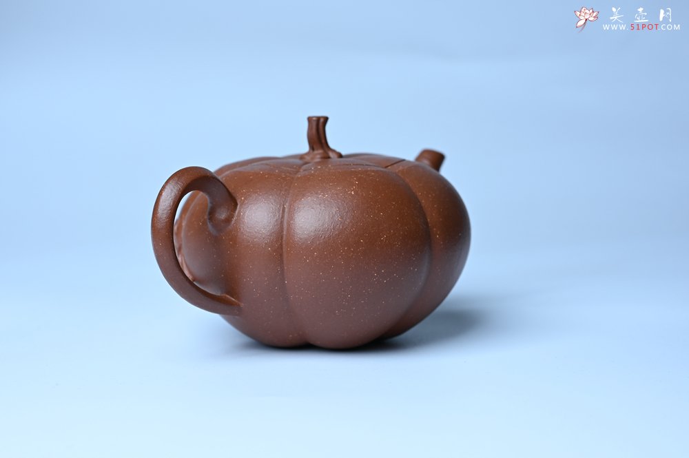 紫砂壶图片：美壶特惠 特好降坡泥南瓜壶 肌理丰富生动 茶人醉爱 - 紫砂壶信息网
