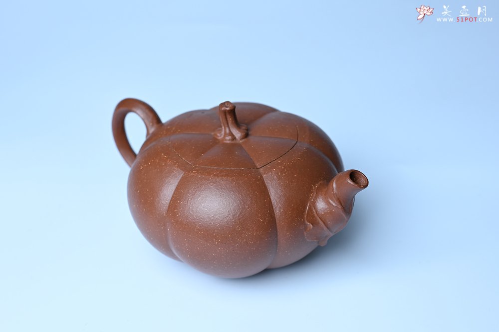 紫砂壶图片：美壶特惠 特好降坡泥南瓜壶 肌理丰富生动 茶人醉爱 - 紫砂壶信息网