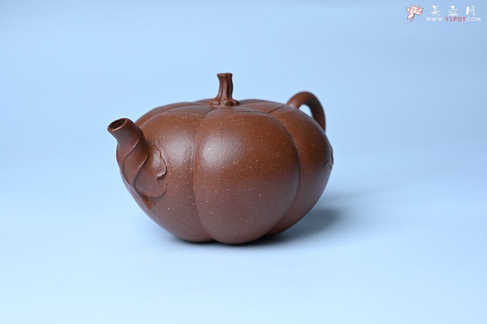 紫砂壶图片：美壶特惠 特好降坡泥南瓜壶 肌理丰富生动 茶人醉爱 - 紫砂壶信息网