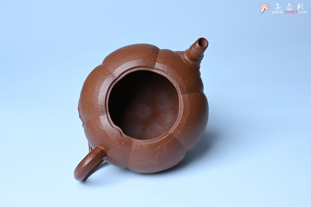 紫砂壶图片：美壶特惠 特好降坡泥南瓜壶 肌理丰富生动 茶人醉爱 - 紫砂壶信息网