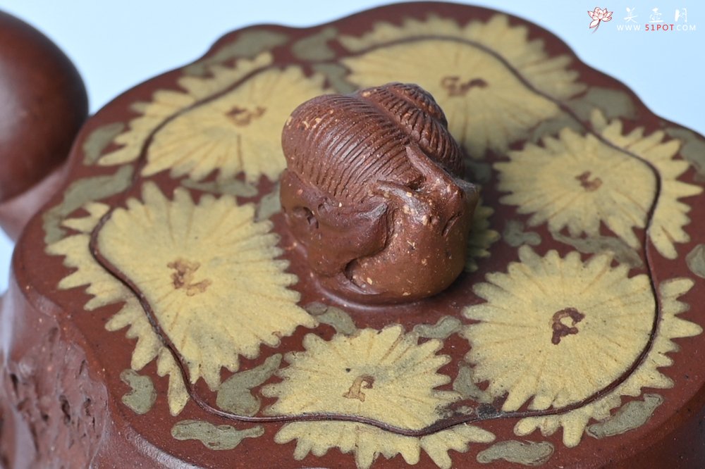 紫砂壶图片：美壶特惠 精品底槽青全手工留痕壶 细节生动 - 紫砂壶信息网