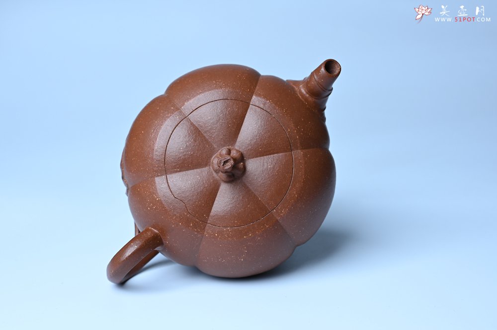 紫砂壶图片：美壶特惠 特好降坡泥南瓜壶 肌理丰富生动 茶人醉爱 - 紫砂壶信息网