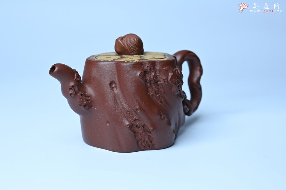 紫砂壶图片：美壶特惠 精品底槽青全手工留痕壶 细节生动 - 紫砂壶信息网