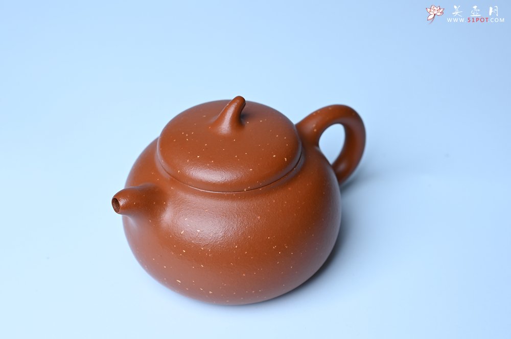 紫砂壶图片：美壶特惠 特好红泥桂花砂茄段壶 茶人醉爱 - 紫砂壶信息网