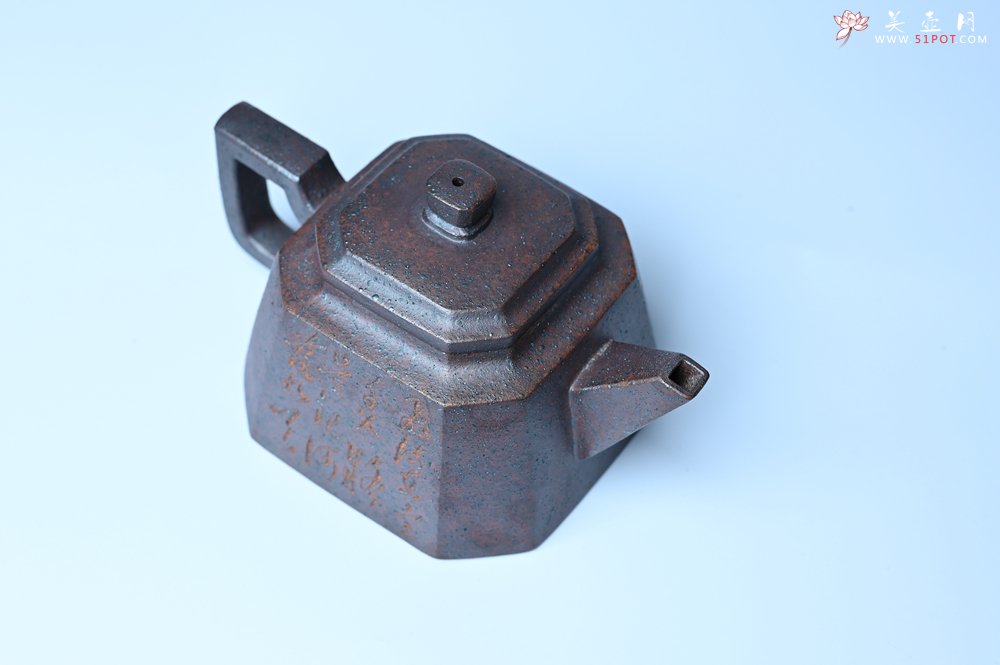 紫砂壶图片：美壶特惠 柴烧八方紫砂壶 茶人醉爱 - 紫砂壶信息网