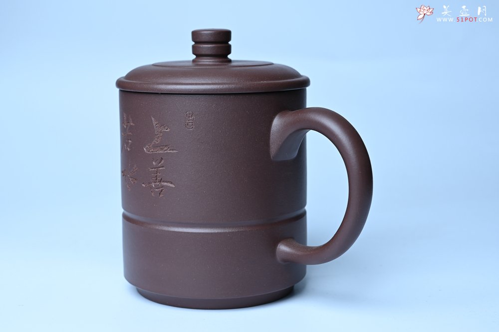 紫砂壶图片：优质紫泥 上善若水杯 美杯特惠 - 紫砂壶信息网