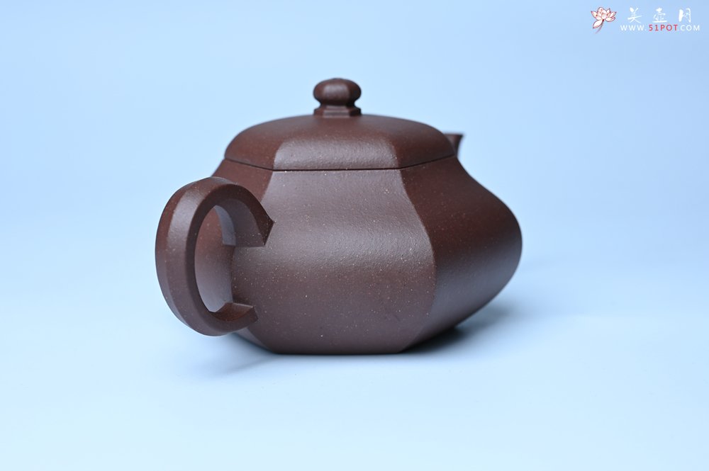 紫砂壶图片：美壶特惠 朱老师全手工六方君德壶 茶人醉爱 - 紫砂壶信息网
