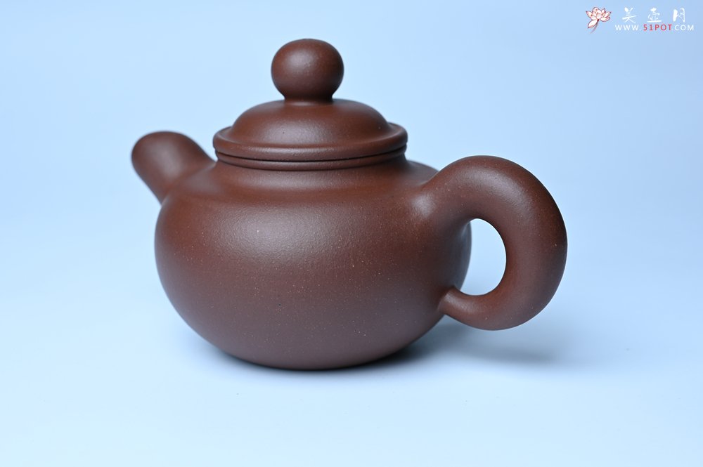 紫砂壶图片：美壶特惠 黑星红拼紫泥（家藏限量）道洪圆珠壶 - 紫砂壶信息网