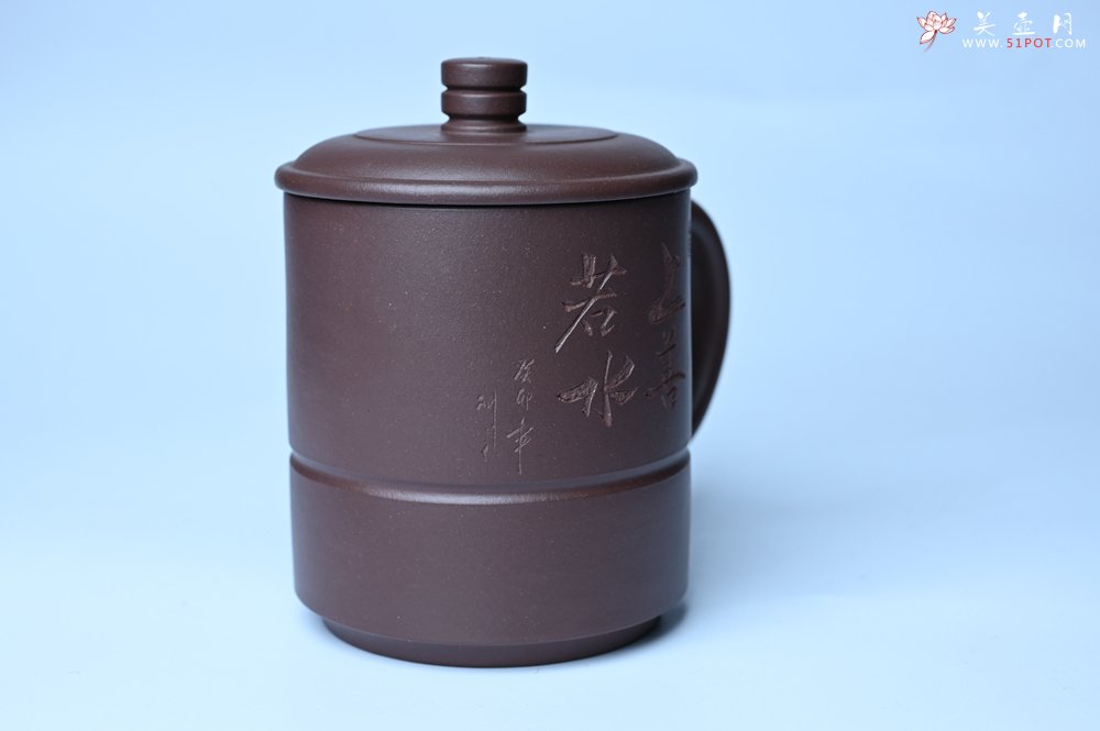 紫砂壶图片：优质紫泥 上善若水杯 美杯特惠 - 紫砂壶信息网